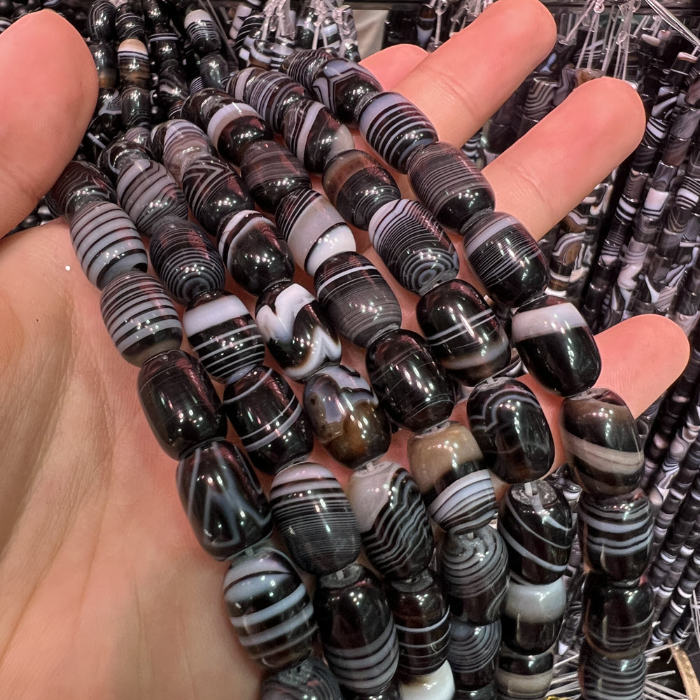 Batu Alam Batu Akik Hitam 8X12 - Jewelry Making Store ulasan dan harga