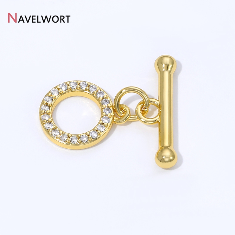 Konektor Kancing Emas 18K Lapi - Jewelry Making Items ulasan dan harga