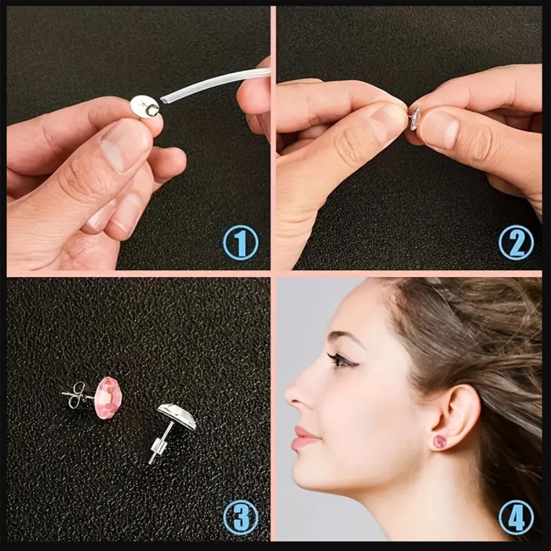 1 Set Kotak Pengait Telinga Si - Jewelry Making Materials Wholesale ulasan dan harga