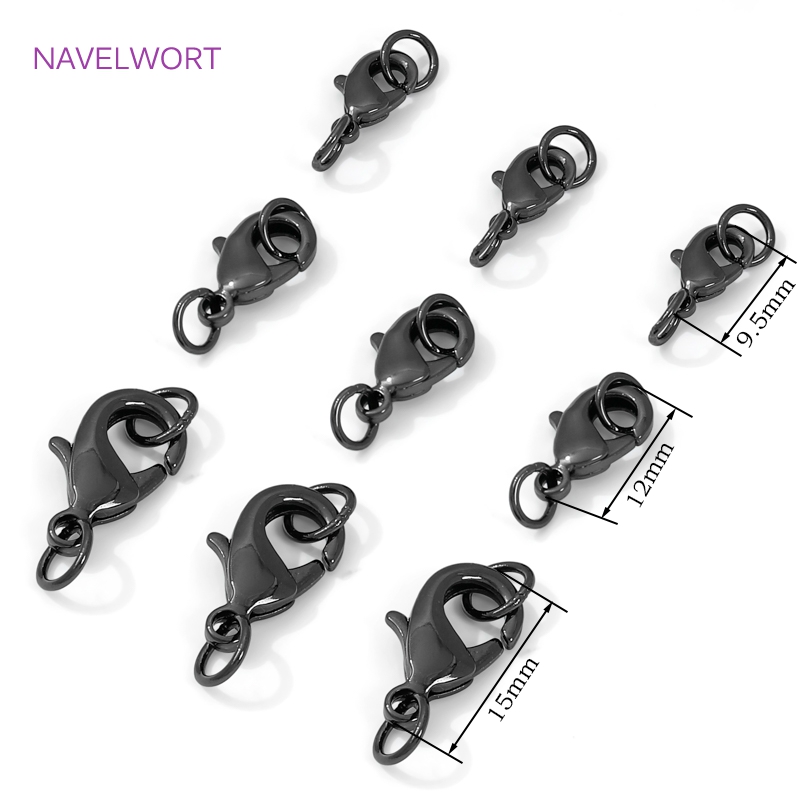 Warna Hitam Kuningan Lobster G - Jewelry Making Items ulasan dan harga